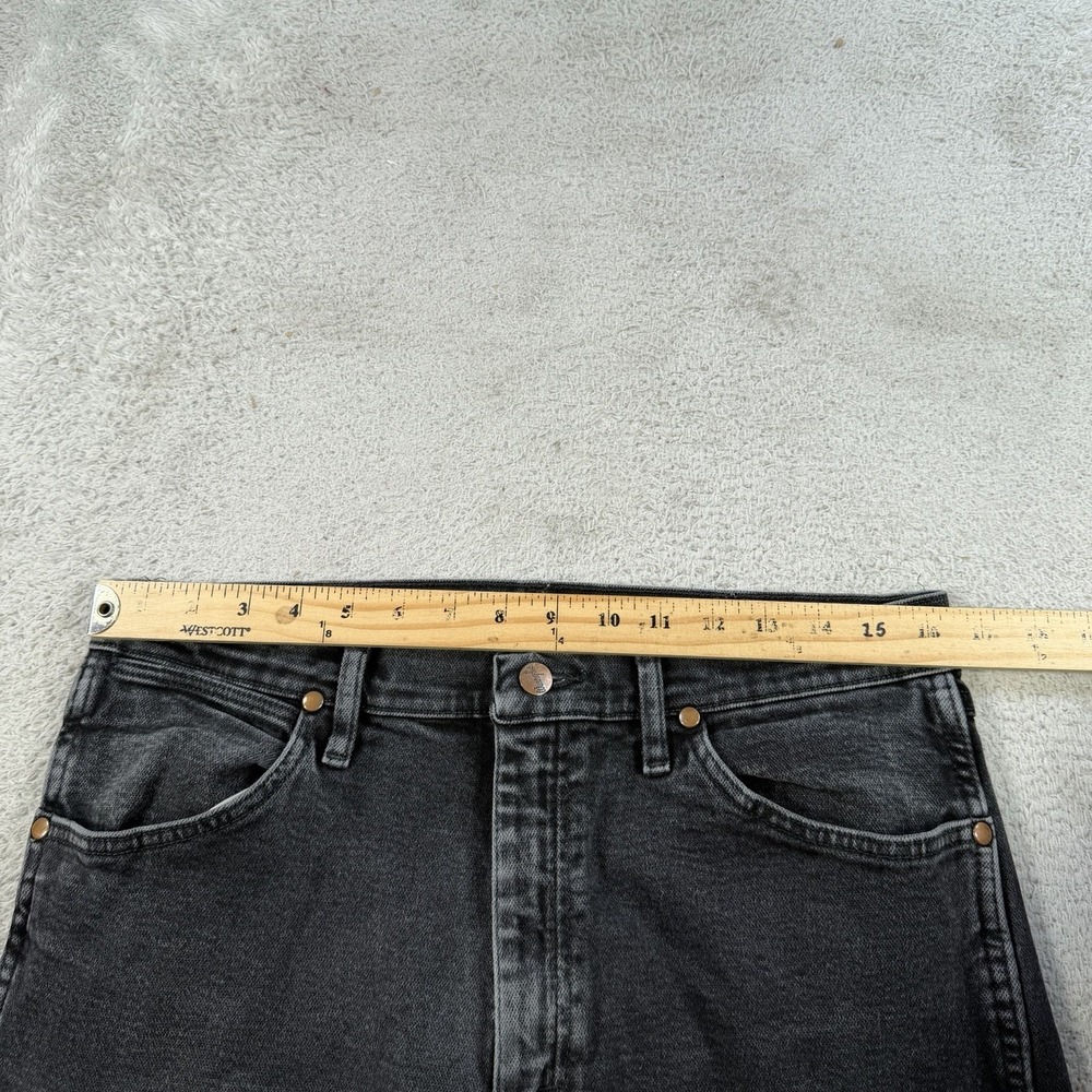 Wrangler Jeans Men 34x30 (Fit 32x30) Black Straight Leg 4020 Western Rodeo Denim - Picture 5 of 9